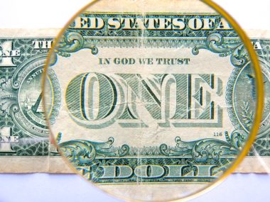 USA dollar bill