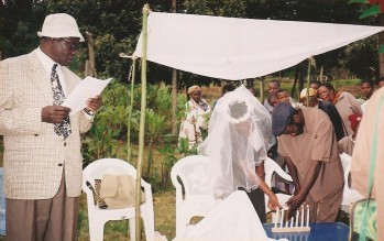 Wedding ceremony in Kenya Noahide community
